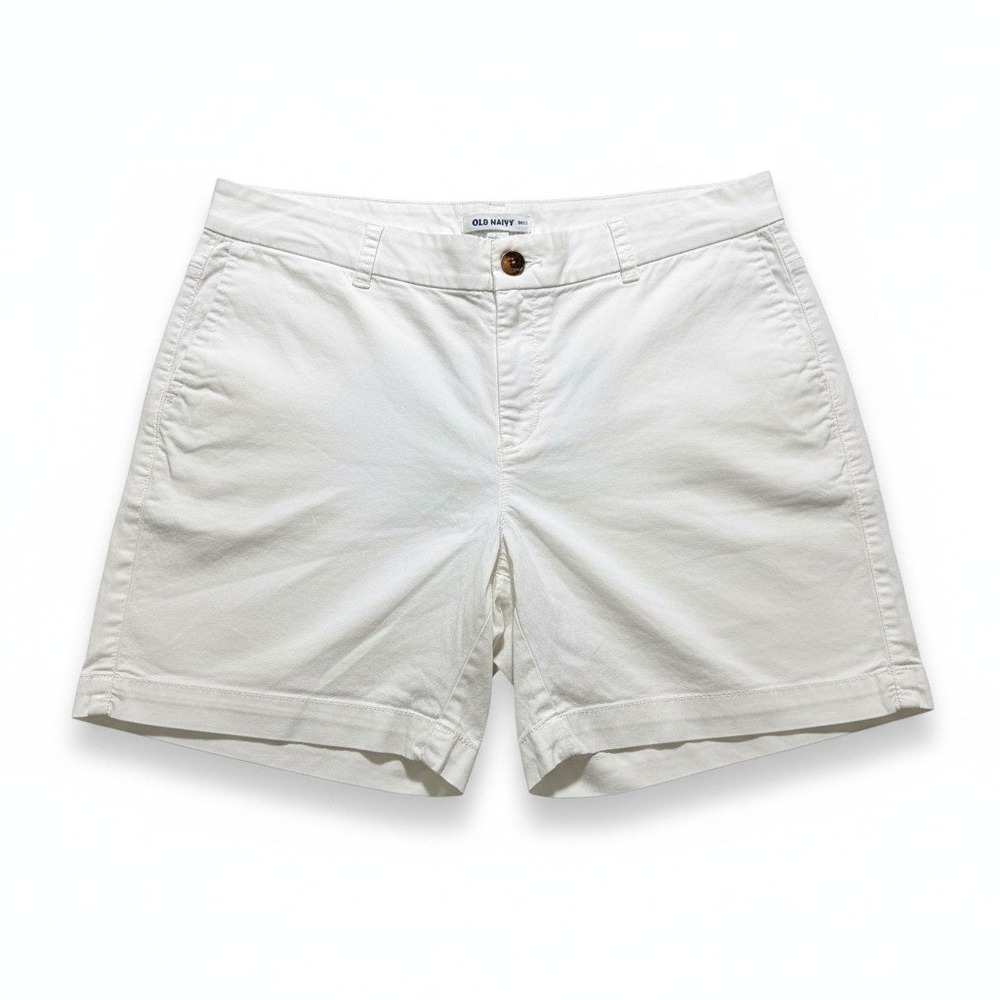 Old Navy 16 White Everyday Short Womens Casual Coastal Chino Shorts